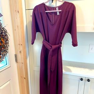 Purple Anthropologie Jumpsuit
